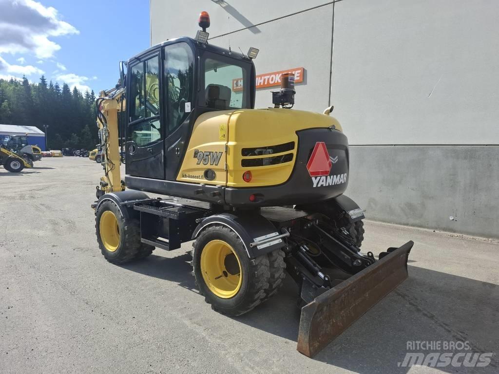 Yanmar B 95 W Ekskavatori uz riteņiem
