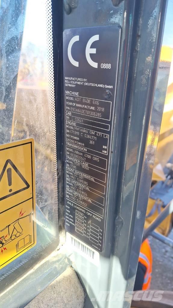 Bell B 40 E Artikulētie pašizgāzēji