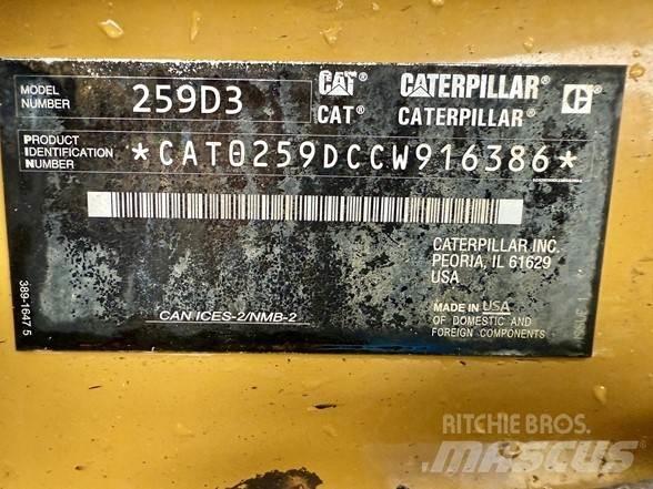 CAT 259D3 Lietoti riteņu kompaktiekrāvēji
