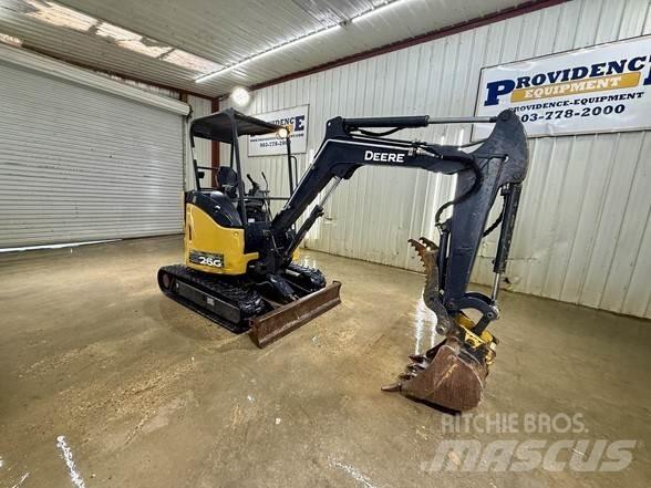 John Deere 26G Mini ekskavatori < 7 t
