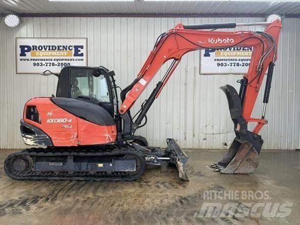 Kubota KX080-4 Kāpurķēžu ekskavatori