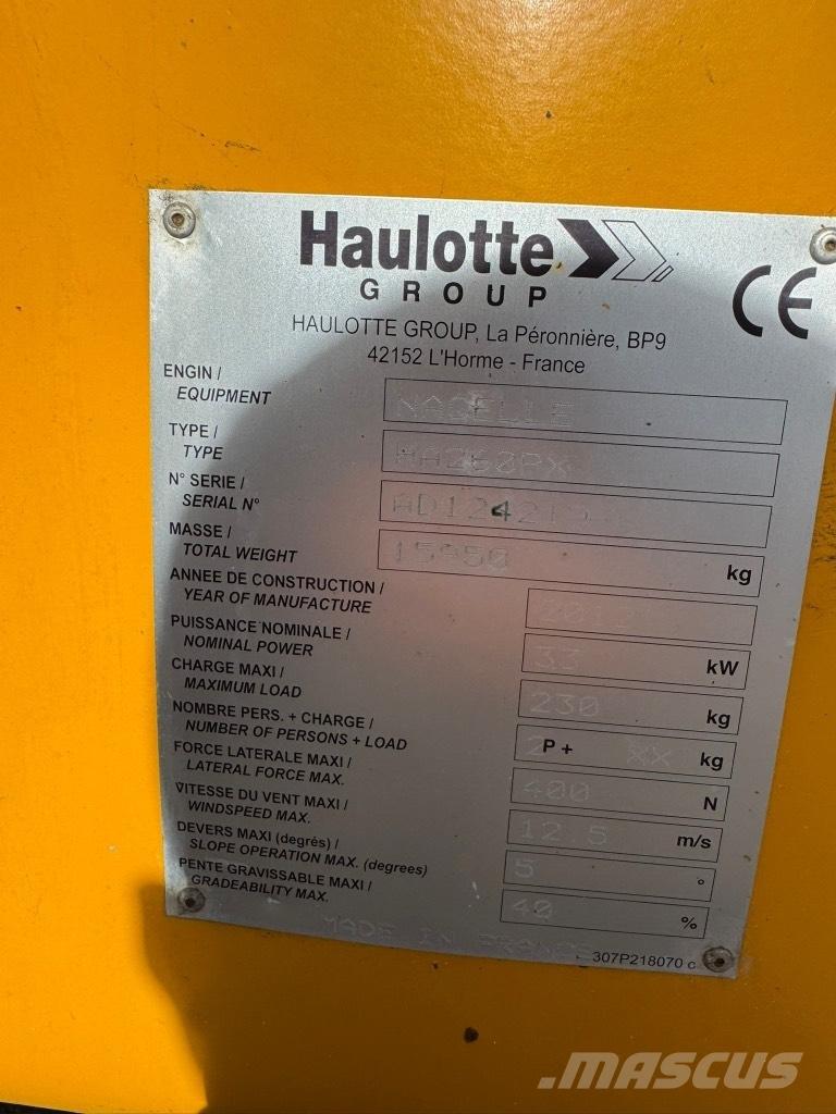 Haulotte HA 260 PX Strēles pacēlāji