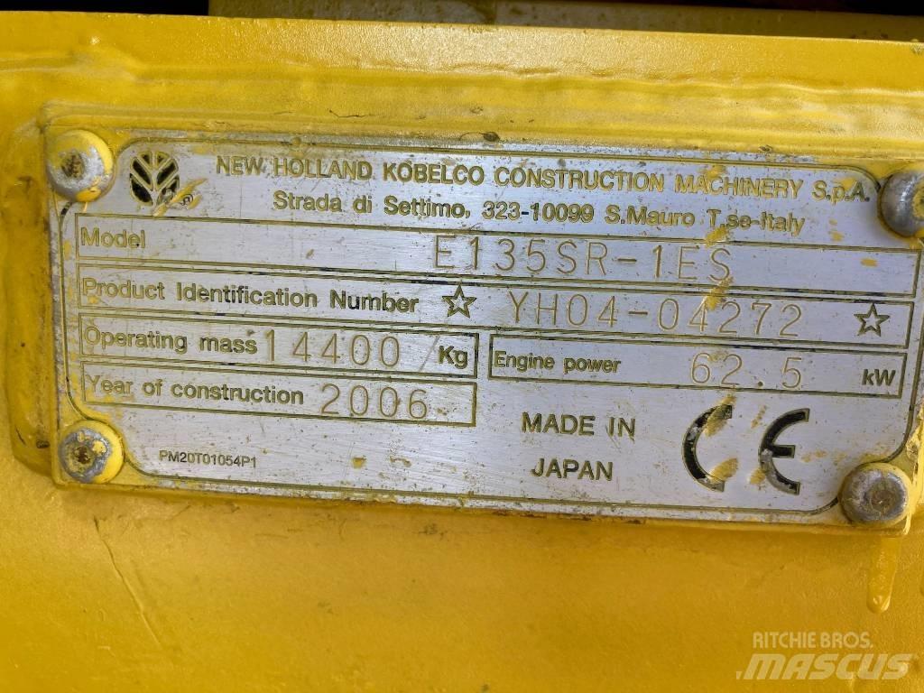 New Holland E 135 SR Vidēja lieluma ekskavatori 7 t - 12 t