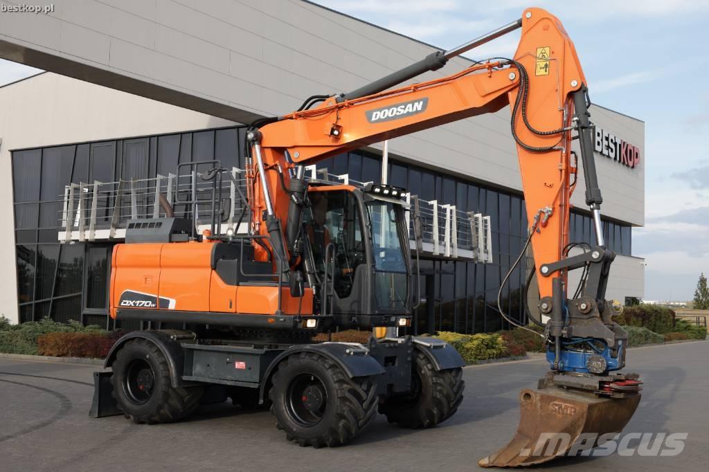 Doosan DX170W-5 Ekskavatori uz riteņiem