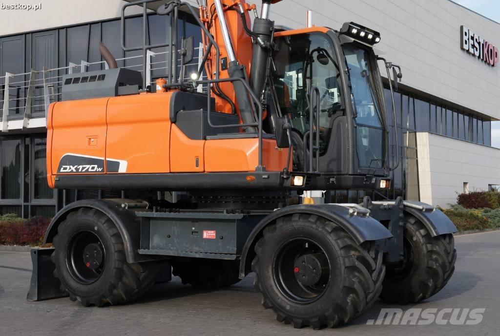 Doosan DX170W-5 Ekskavatori uz riteņiem
