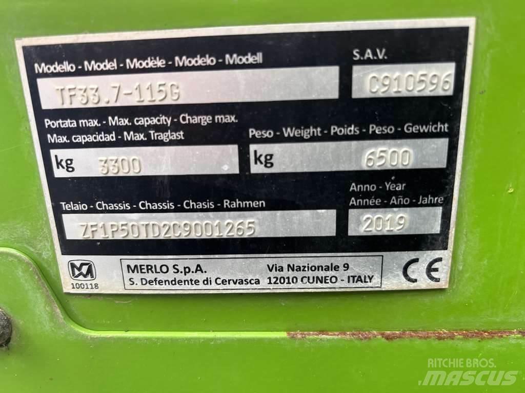 Merlo TF33.7 Teleskopiskie manipulatori