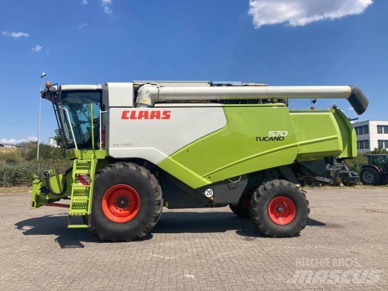 CLAAS TUCANO 570 Ražas novākšanas kombaini