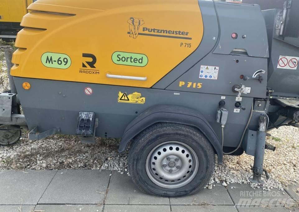 Putzmeister P 715 TD Kravas mašīna- betona sūknis