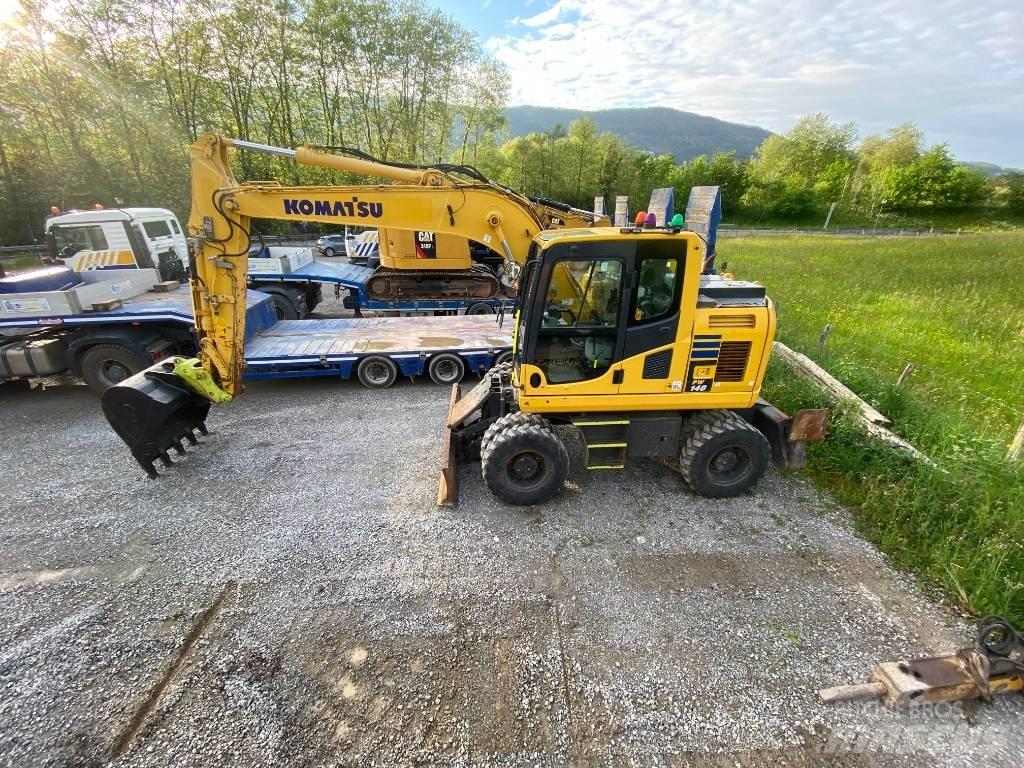 Komatsu PW 148 Ekskavatori uz riteņiem