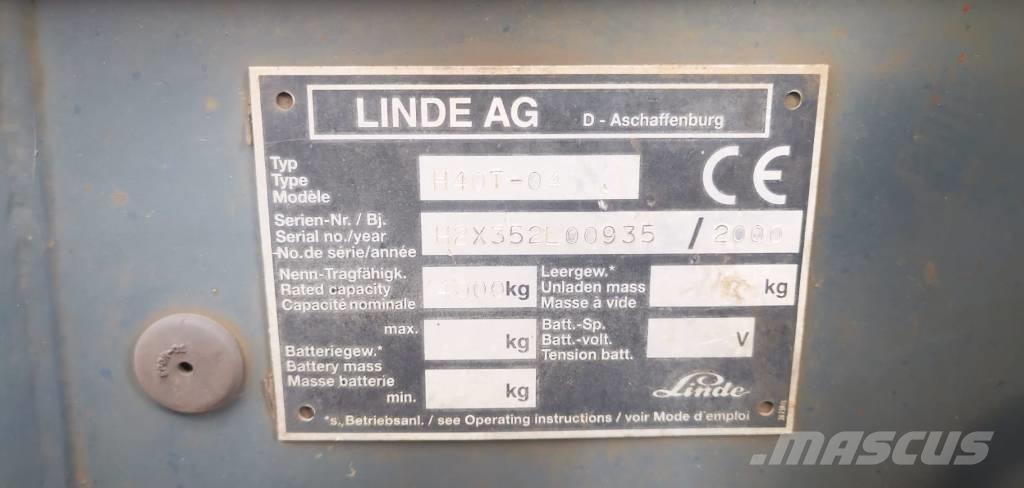 Linde H40T-01 LPG tehnika