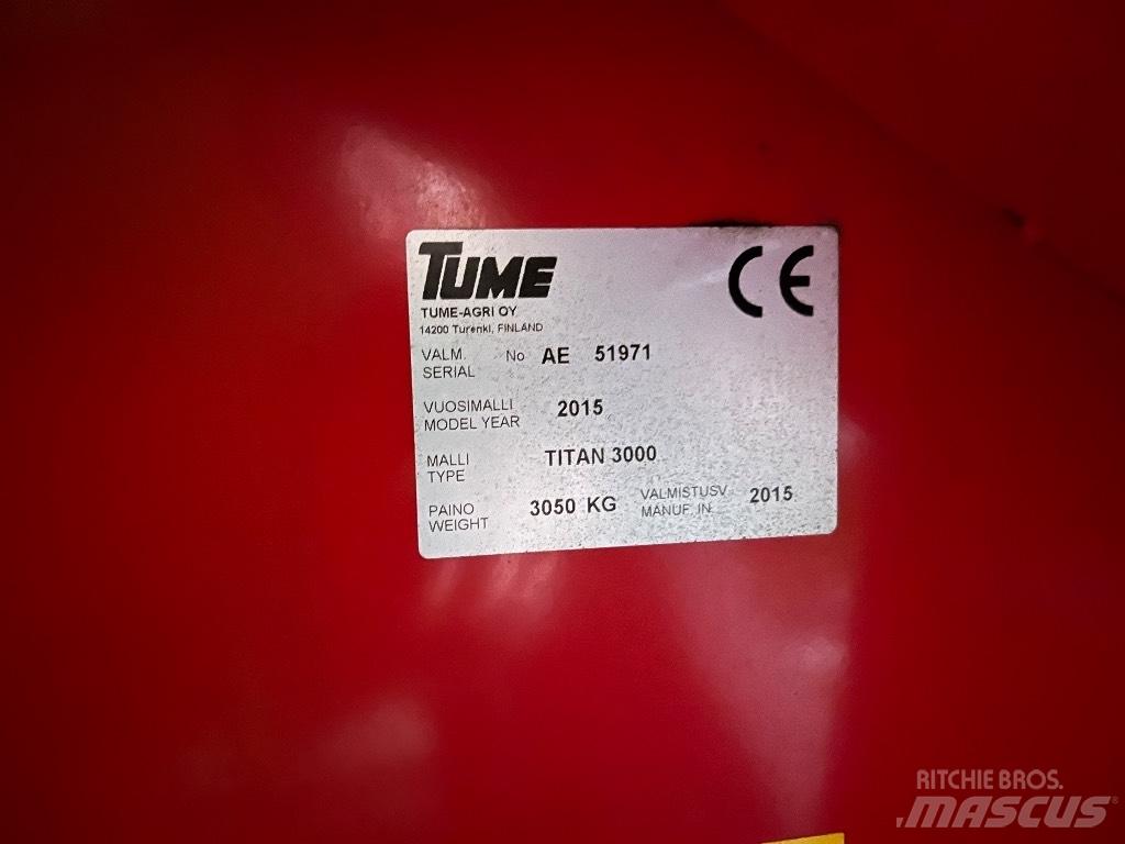 Tume Titan3000 Kombinētās sējmašīnas