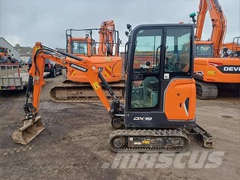 Doosan DX 19 Mini ekskavatori < 7 t