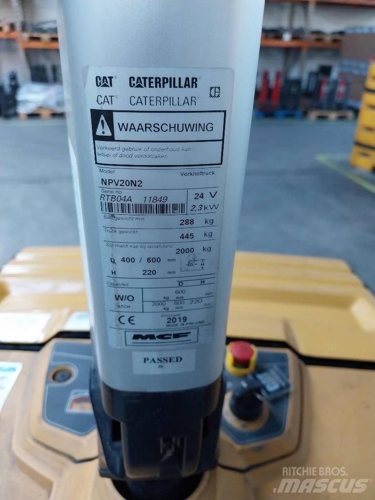 CAT NPV 20 N2 Hidrauliskās stalažas ar platformu