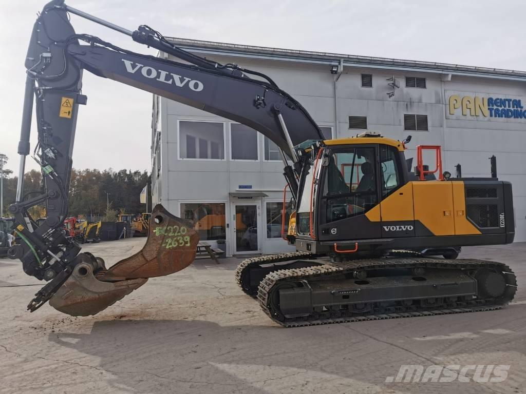 Volvo EC 220 EL Kāpurķēžu ekskavatori