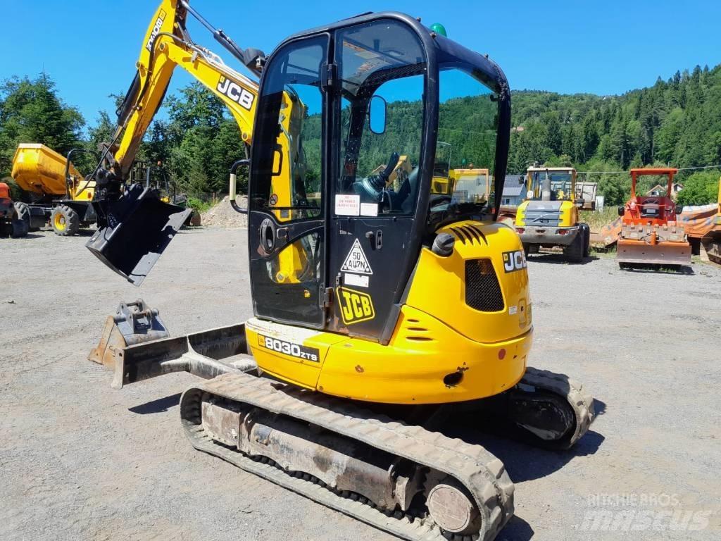 JCB 8018 i 8030 ZTS Mini ekskavatori < 7 t