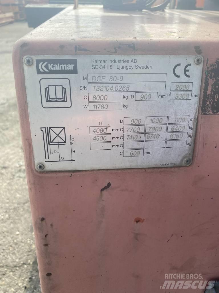 Kalmar DCE-80-9 Tehnika ar dīzeļa dzinēju