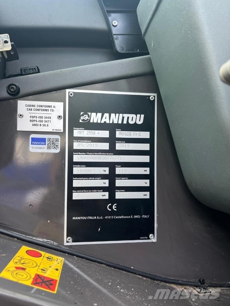 Manitou MRT 2550 Teleskopiskie manipulatori