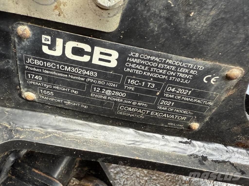 JCB 16 C-1 Mini ekskavatori < 7 t