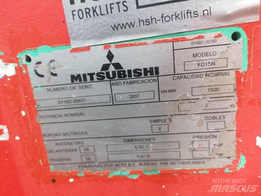 Mitsubishi FD15N Tehnika ar dīzeļa dzinēju