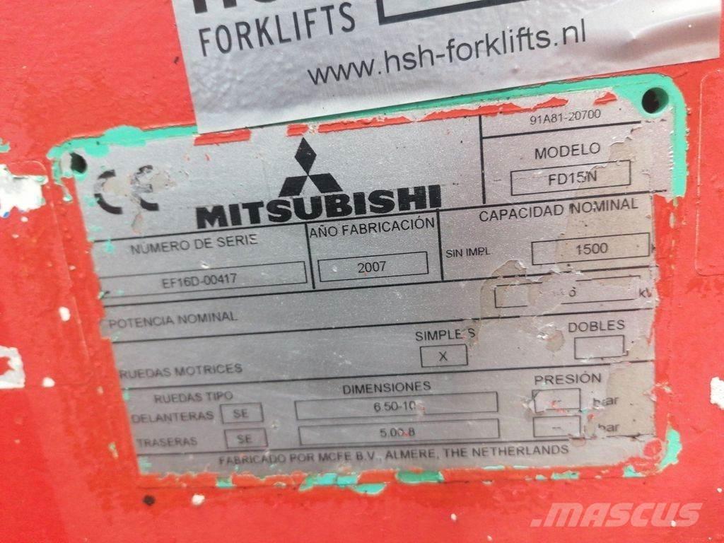 Mitsubishi FD15N Tehnika ar dīzeļa dzinēju