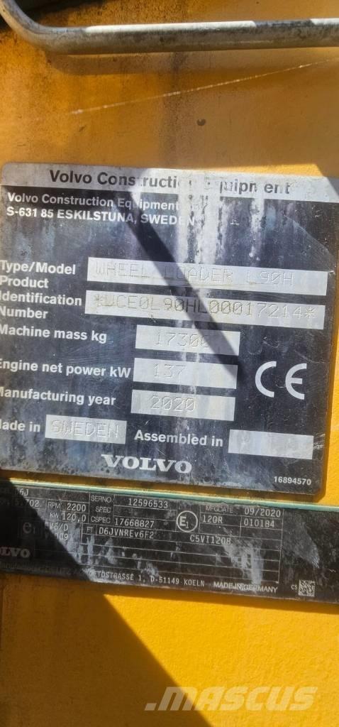 Volvo L 90 H Iekrāvēji uz riteņiem