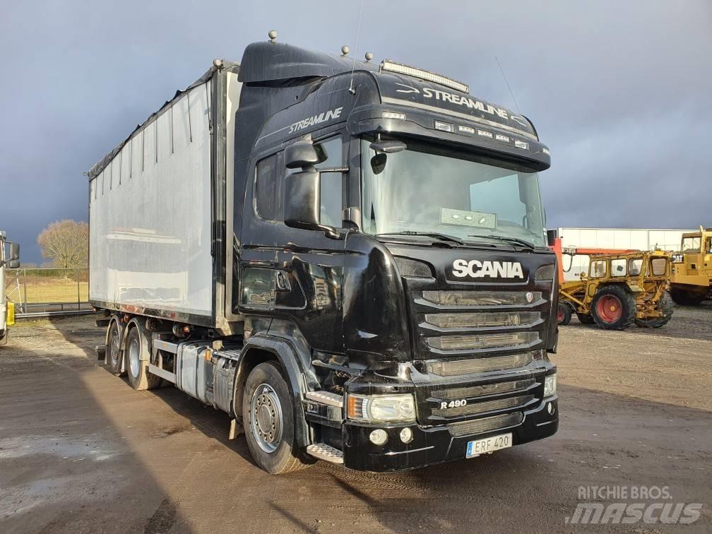 Scania R 490 Koka skaidu vedēji