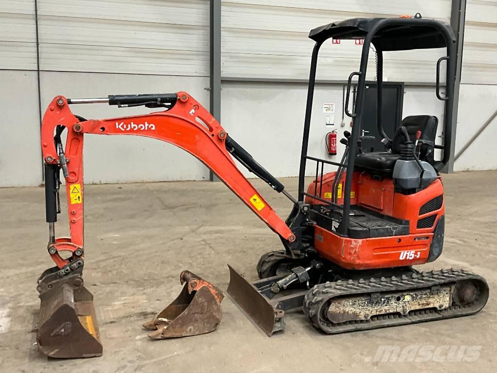 Kubota U 15-3 Mini ekskavatori < 7 t