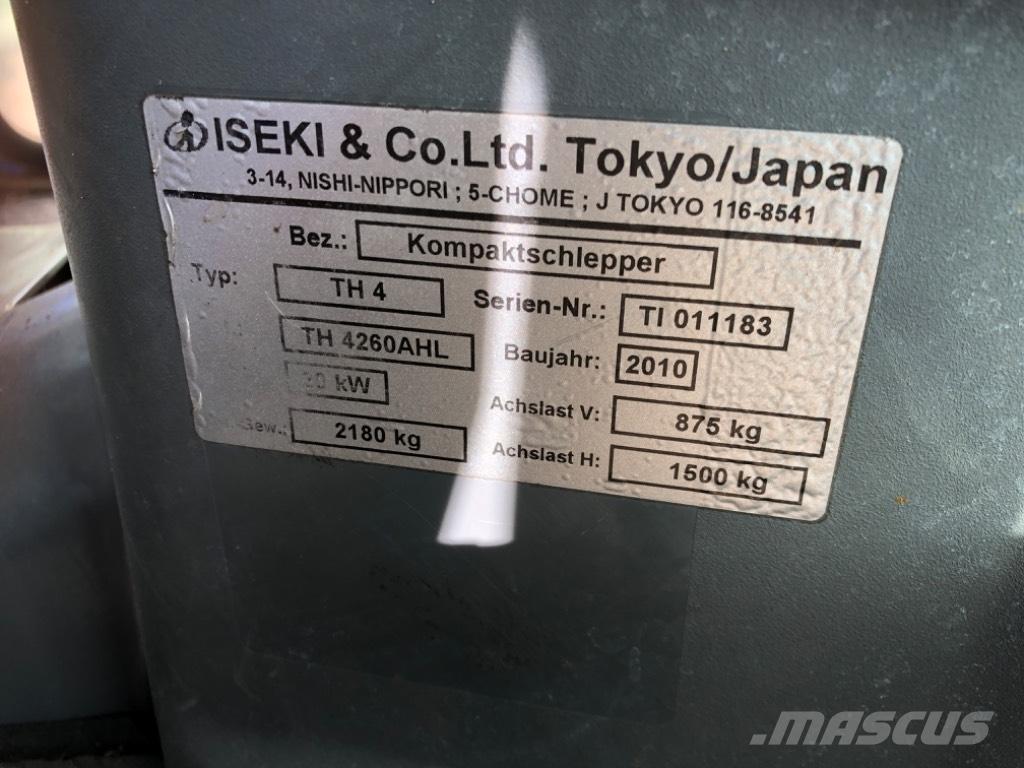 Iseki TH 4260 AHL Kompaktie traktori
