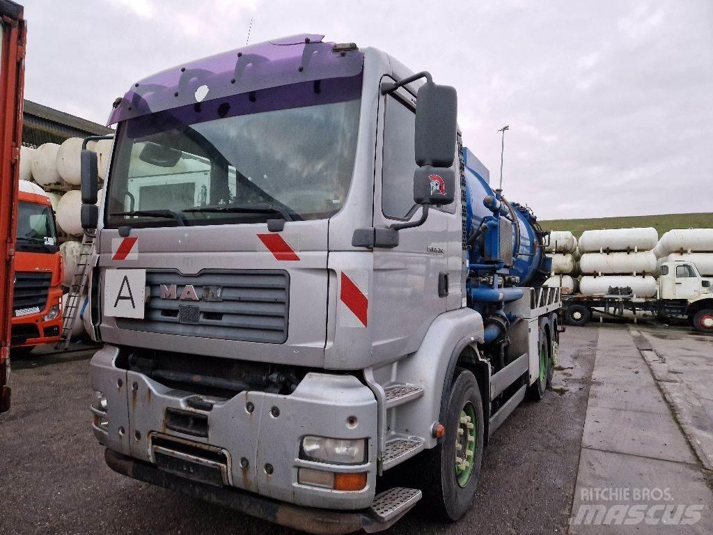 MAN TGA 26.360 6X2 Kombinētās vakumsūkņa mašīnas