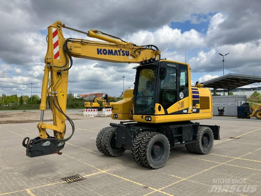 Komatsu PW 160-11 E0 Ekskavatori uz riteņiem