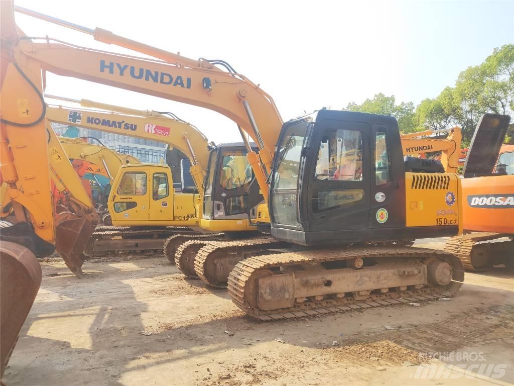 Hyundai R150LC-7 Kāpurķēžu ekskavatori