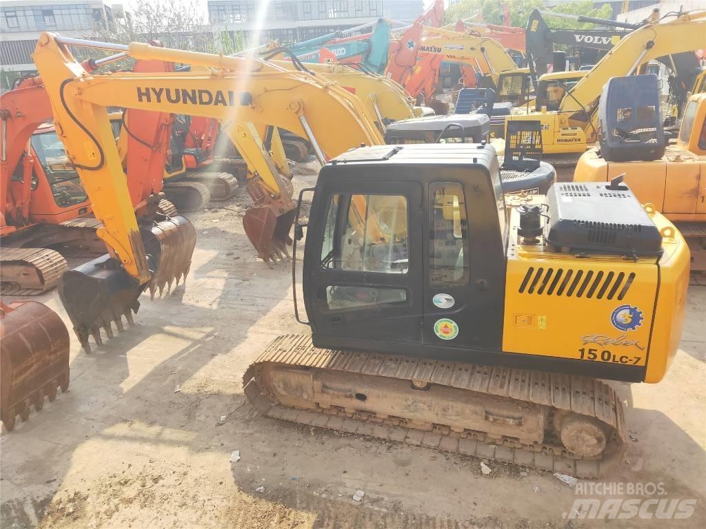 Hyundai R150LC-7 Kāpurķēžu ekskavatori