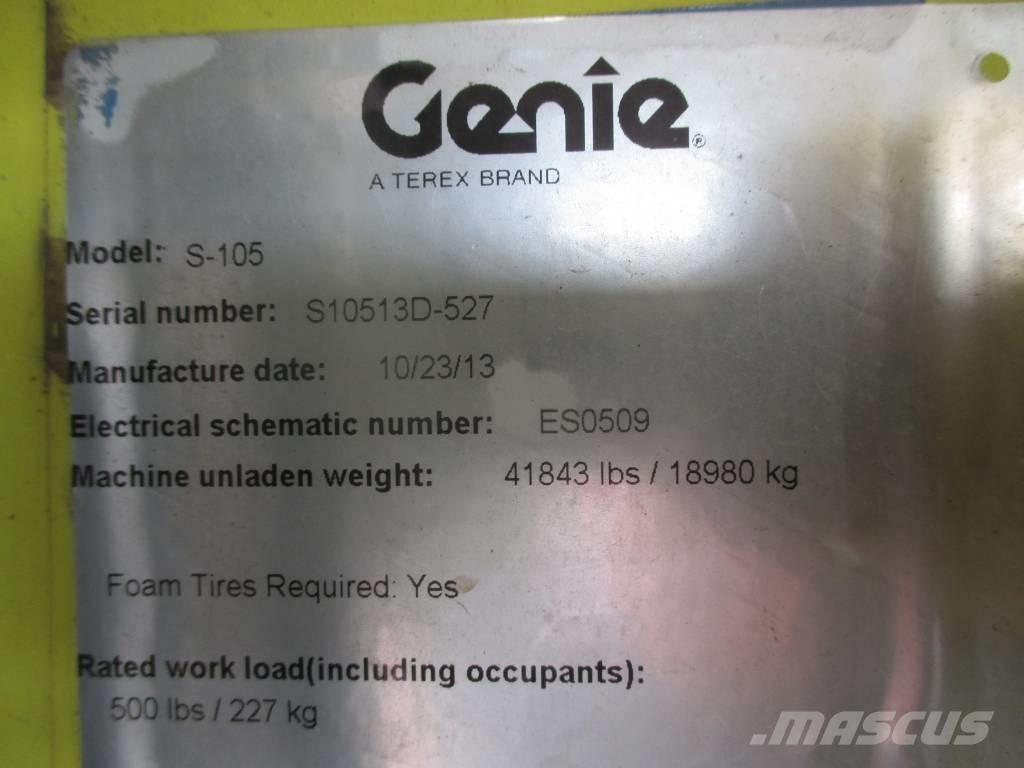 Genie S 105 Teleskopiskie pacēlāji