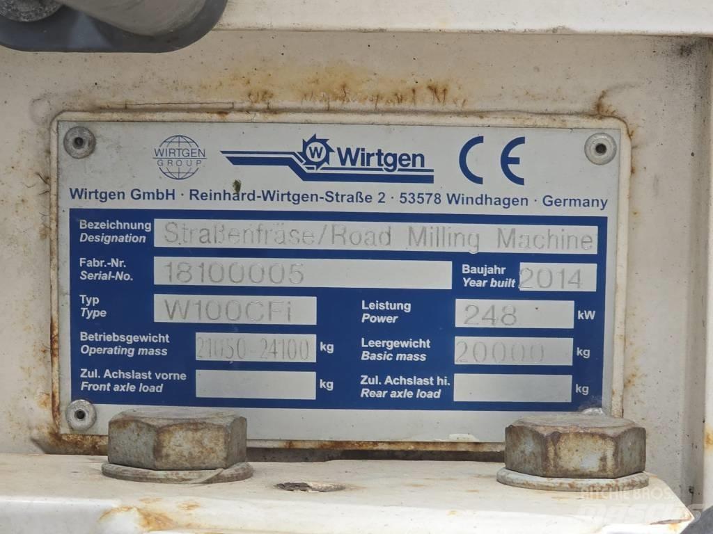Wirtgen W 100 CFI Asfalta dzesēšanas iekārtas