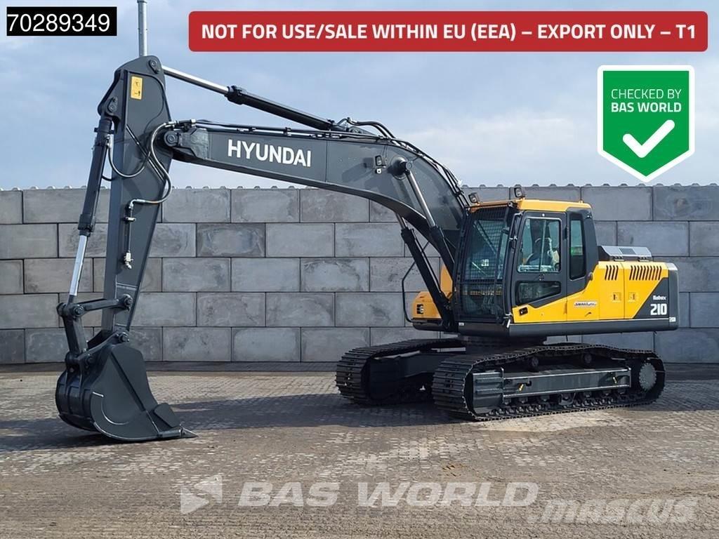 Hyundai R210 Kāpurķēžu ekskavatori