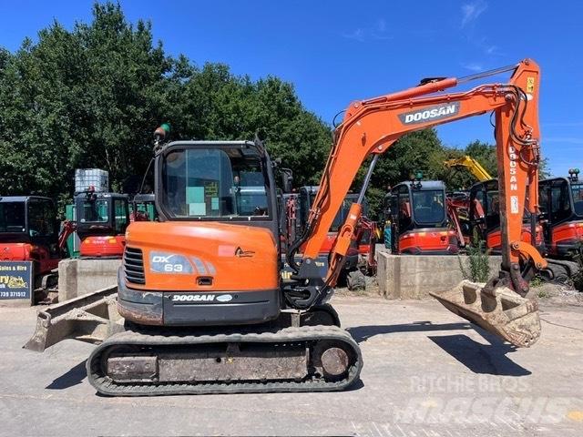 Doosan DX 63-3 Mini ekskavatori < 7 t