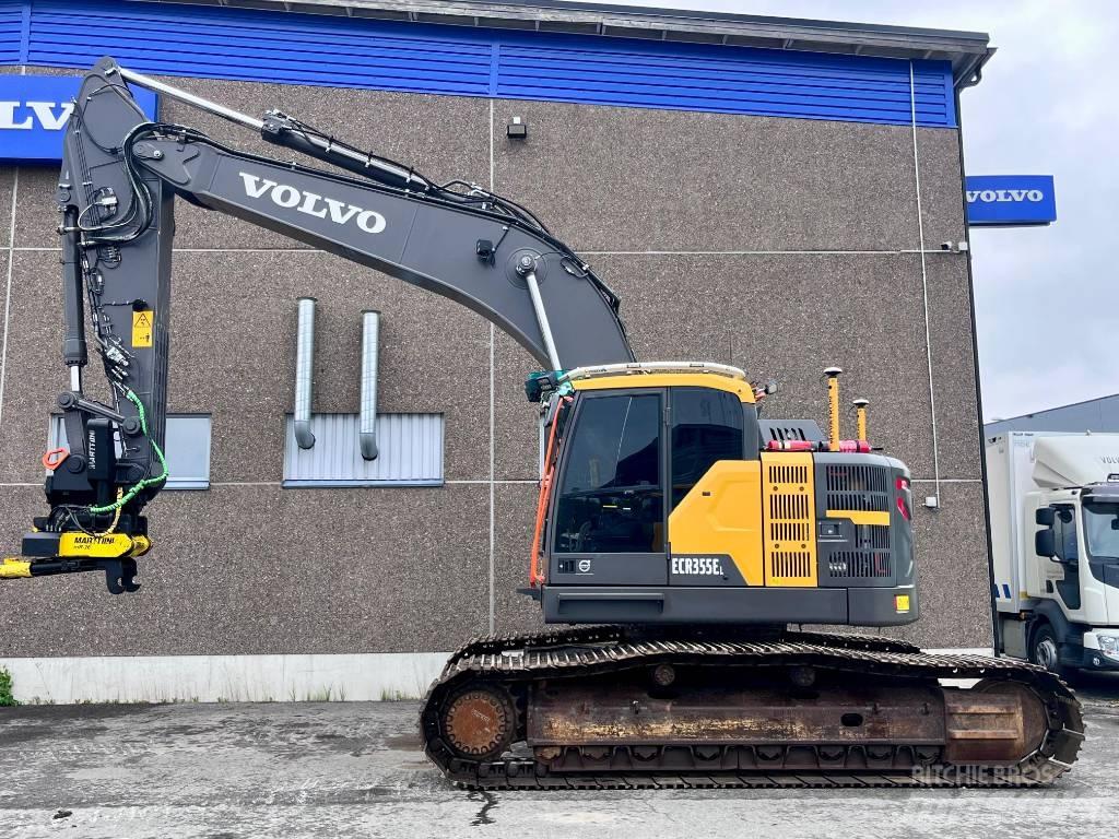 Volvo ECR 355 E Kāpurķēžu ekskavatori