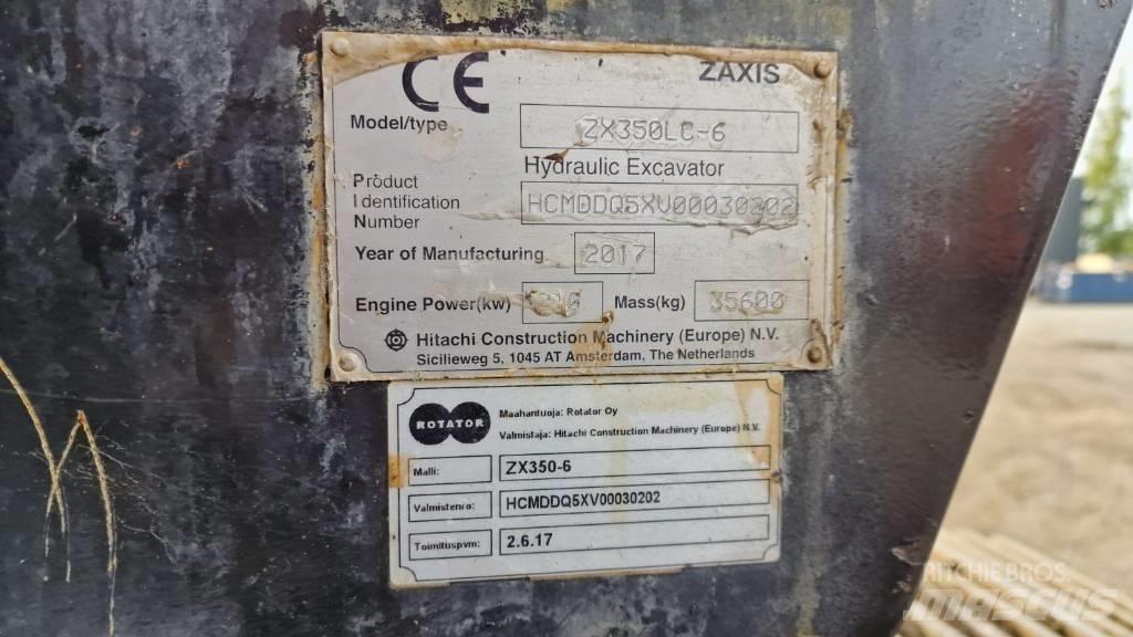 Hitachi ZX 350 LC-6 Kāpurķēžu ekskavatori