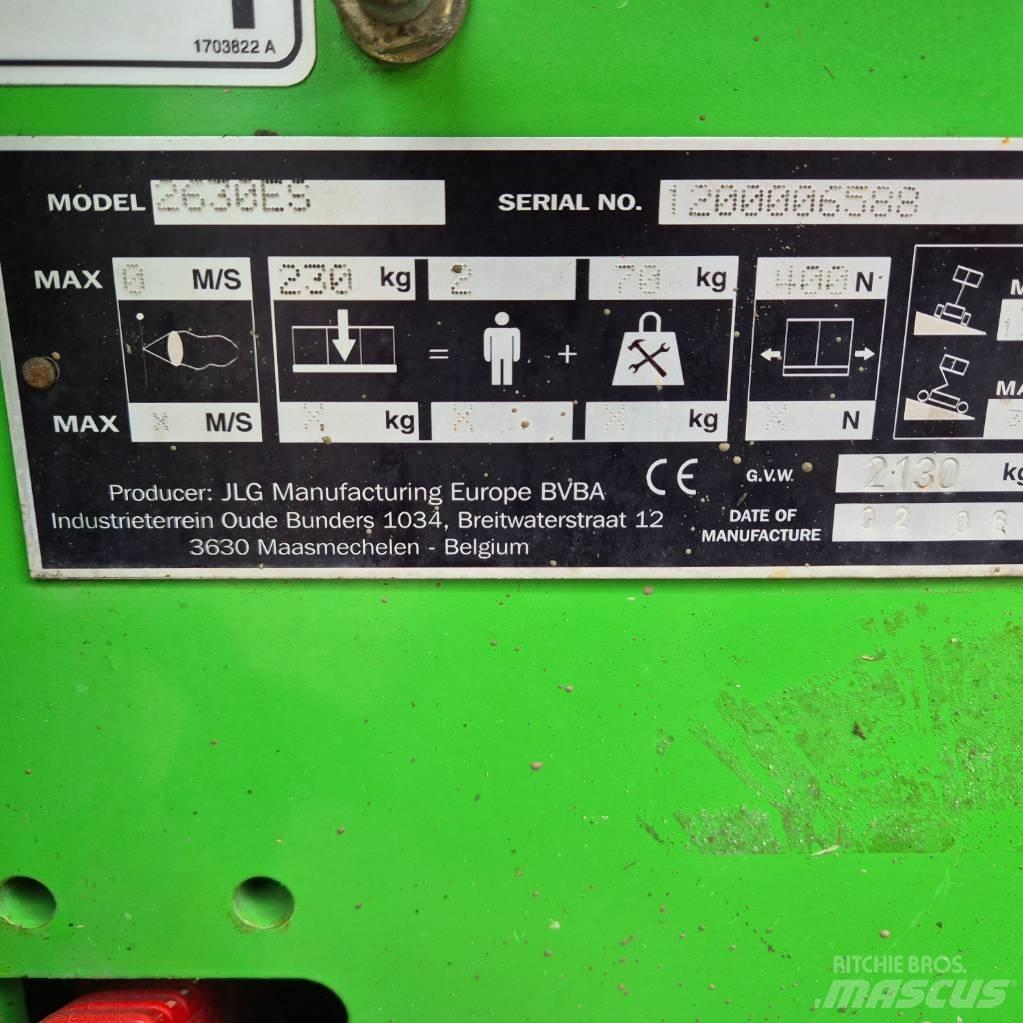 JLG 2630 ES Šķerveida pacēlāji
