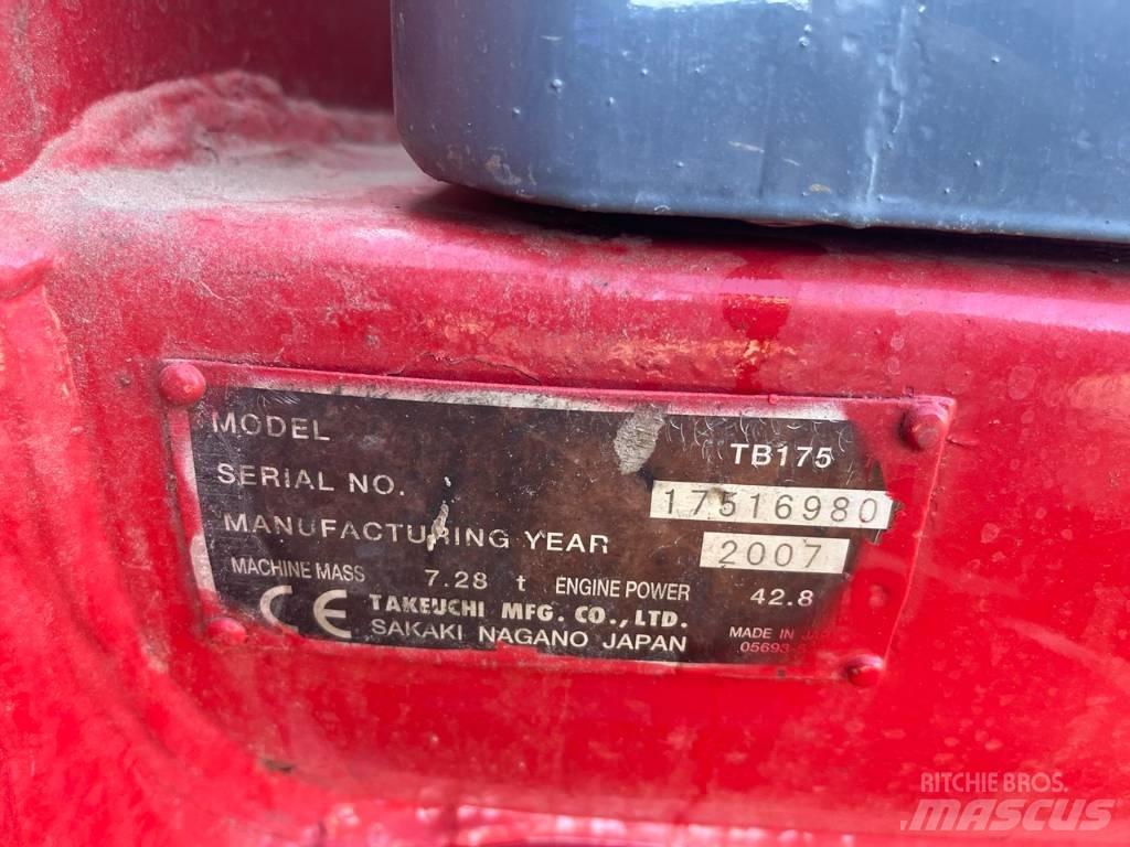 Takeuchi TB 175 Vidēja lieluma ekskavatori 7 t - 12 t