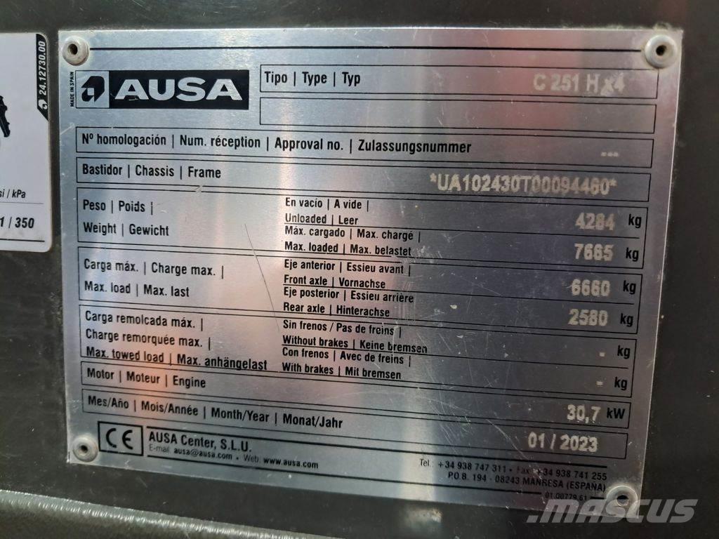 Ausa C251 HX4 Apvidus autokrāvējs