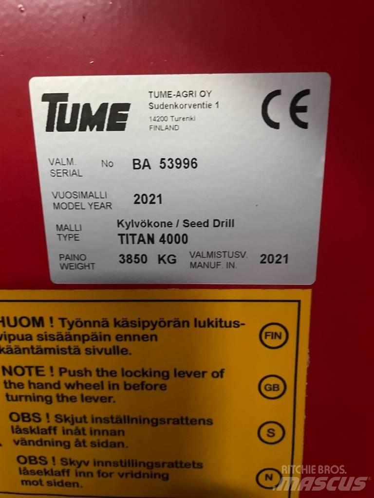 Tume Titan 4000 Kombinētās sējmašīnas