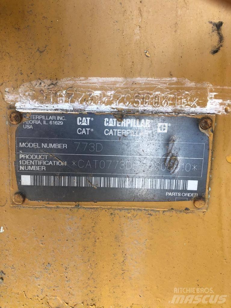 CAT 773 D Karjeras kravas automašīnas