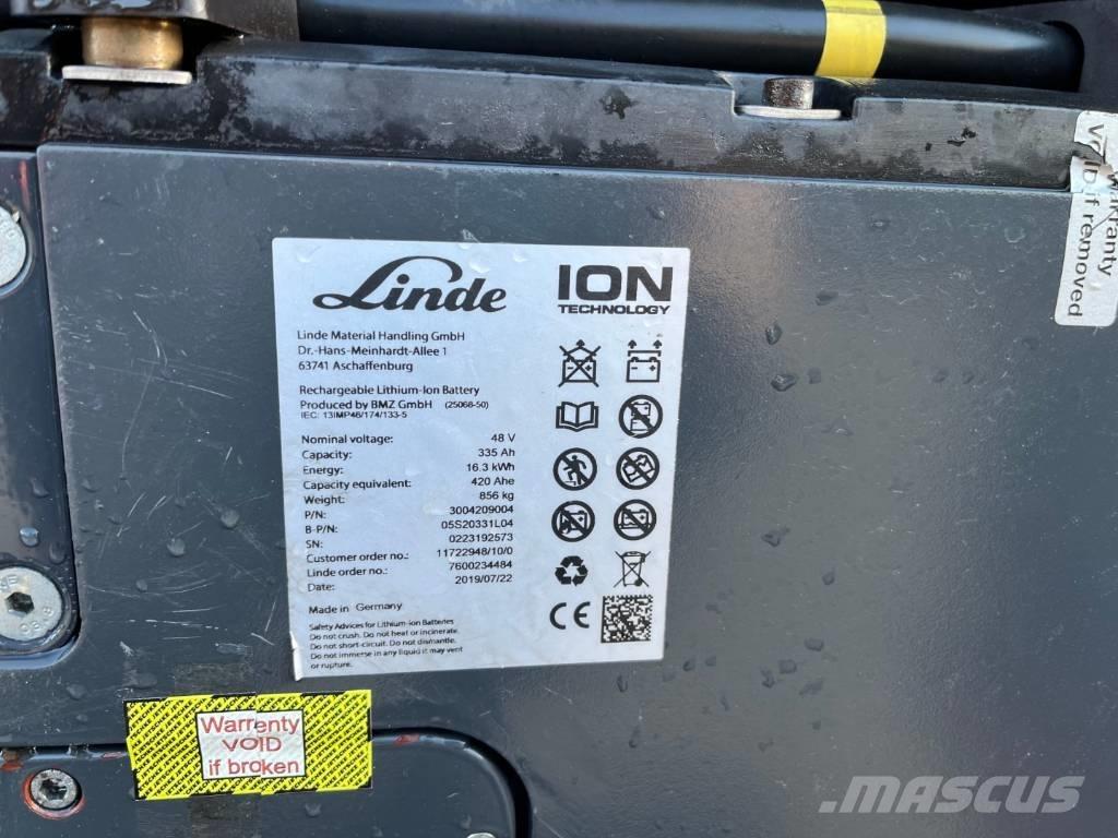 Linde E 16 P Li-ION Elektriskie iekrāvēji