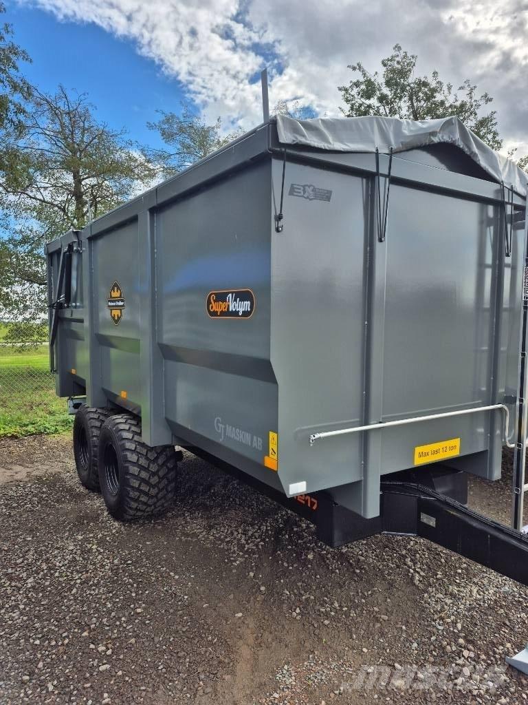 Palmse Trailer D1217 Graudu pārkraušanas piekabes