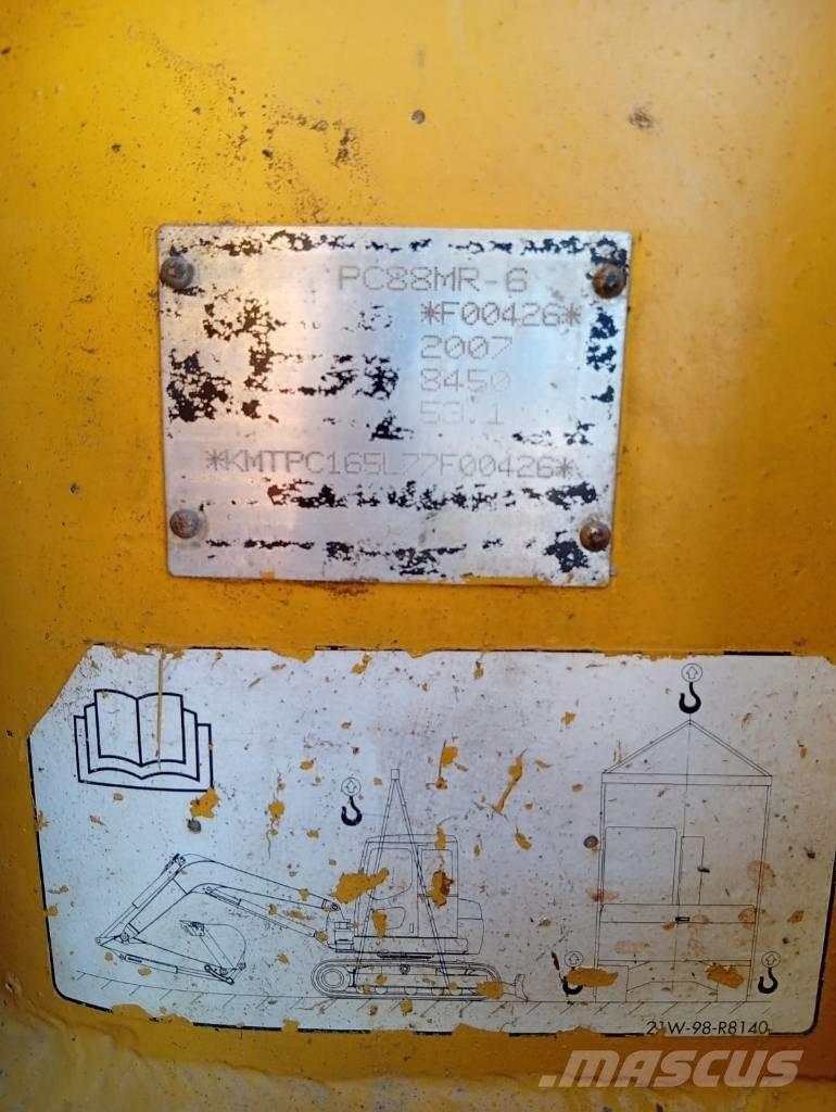 Komatsu PC 88 MR-6 Vidēja lieluma ekskavatori 7 t - 12 t
