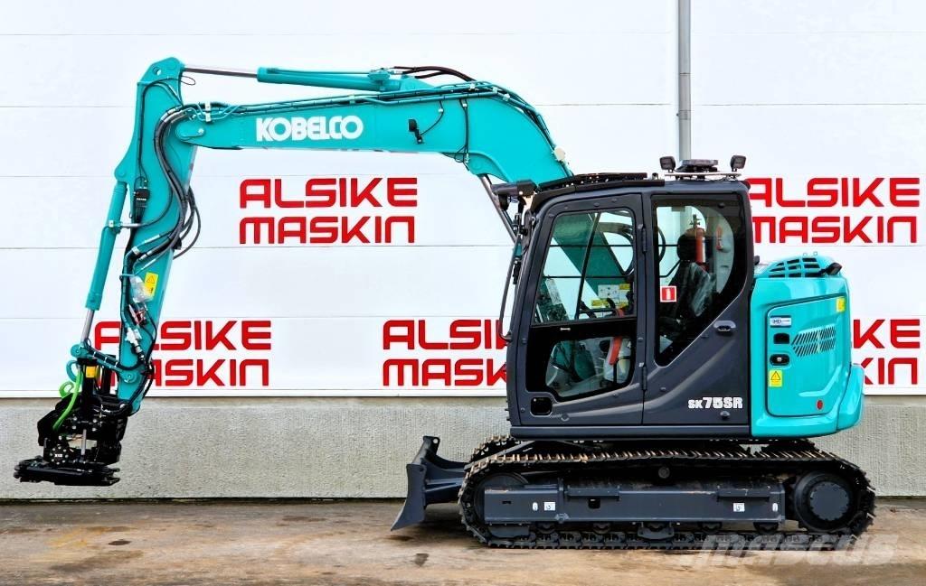 Kobelco SK75 SR-7 Kāpurķēžu ekskavatori