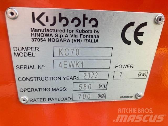 Kubota KC 70 H-4 Mini pašizgāzēji