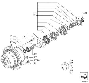 Kobelco - ax - 71470981 Transmisija