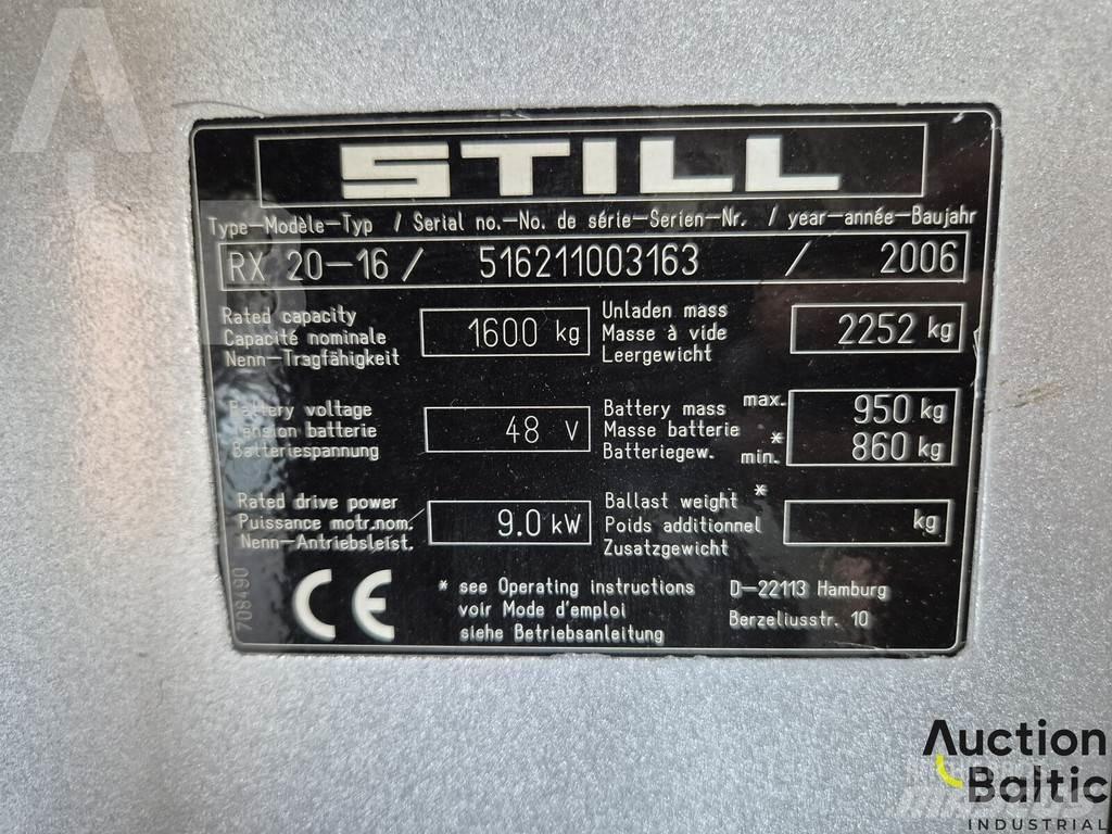 Still RX20-16 Elektriskie iekrāvēji